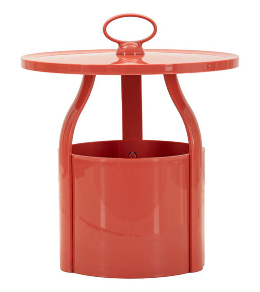 Iris Bijzettafel Rood 43x44x44 cm