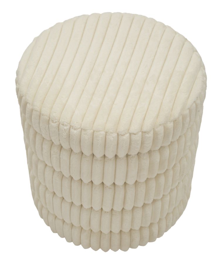 Göteborg Levels Pouf Wit 46x41x41 cm