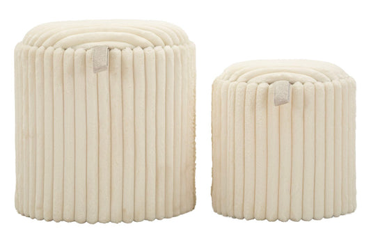 Göteborg Pouf Set 2 Stuks 42x40x40 cm