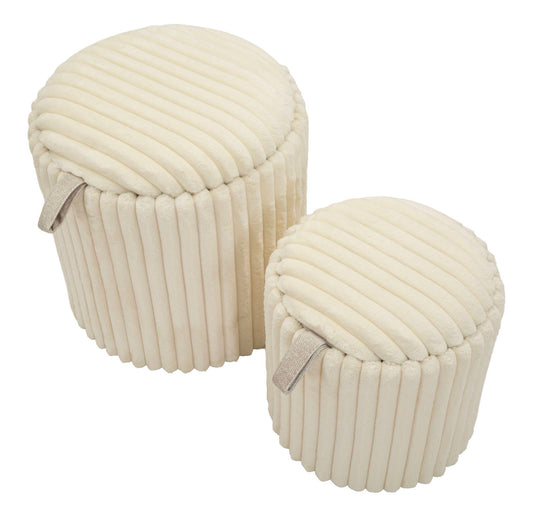 Göteborg Pouf Set 2 Stuks 42x40x40 cm