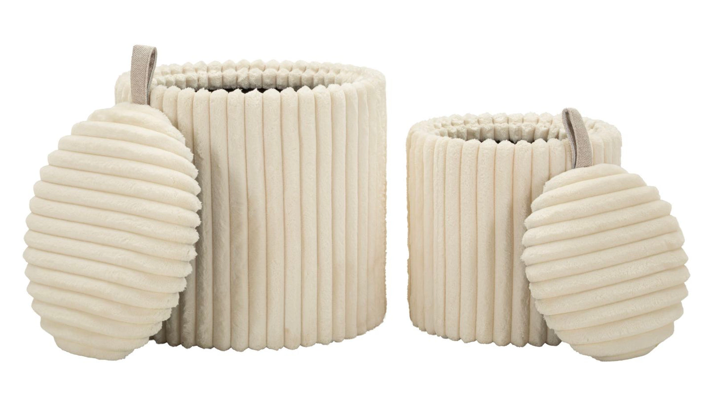 Göteborg Pouf Set 2 Stuks 42x40x40 cm