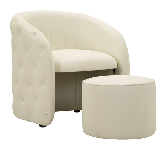 Zagabria Fauteuil Met Poef 80x75x76 cm