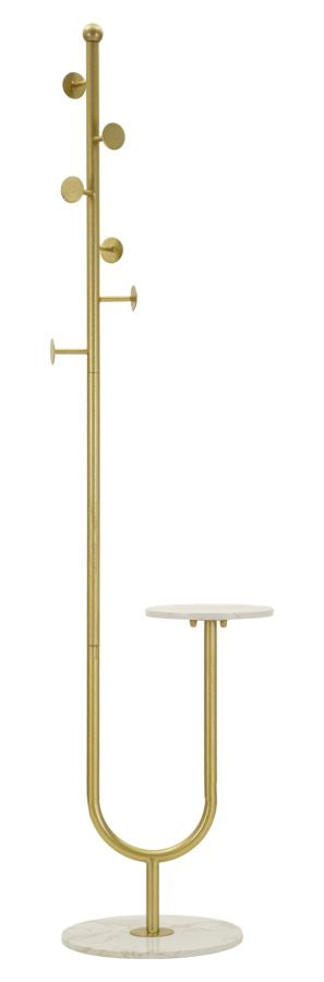 Kledingrek Met Plank Glam 176x40x35 cm