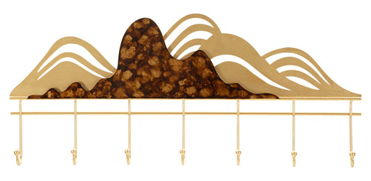 Berglandschap Wandhanger Glam 30.5x70.7x5 cm