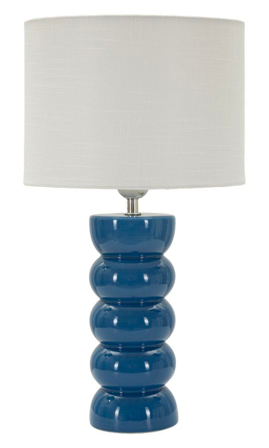 Torr Blauw Tafel Lamp 46x25x25 cm