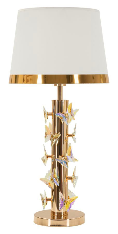 Vlinder Tafellamp Goud 74x35x35 cm