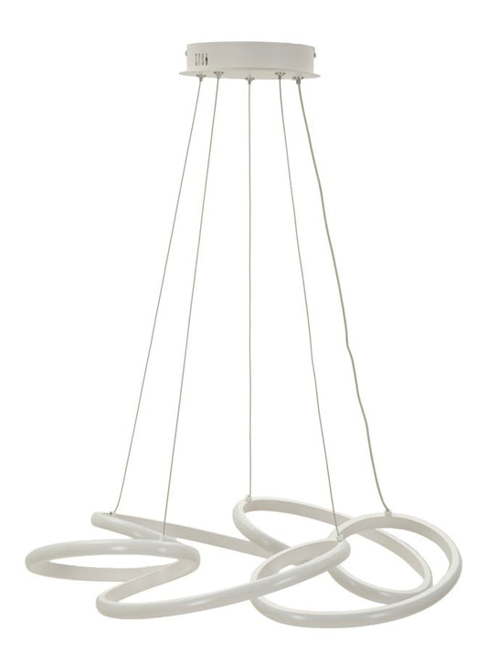 Glovy LED Plafondlamp Wit 120x55x55 cm
