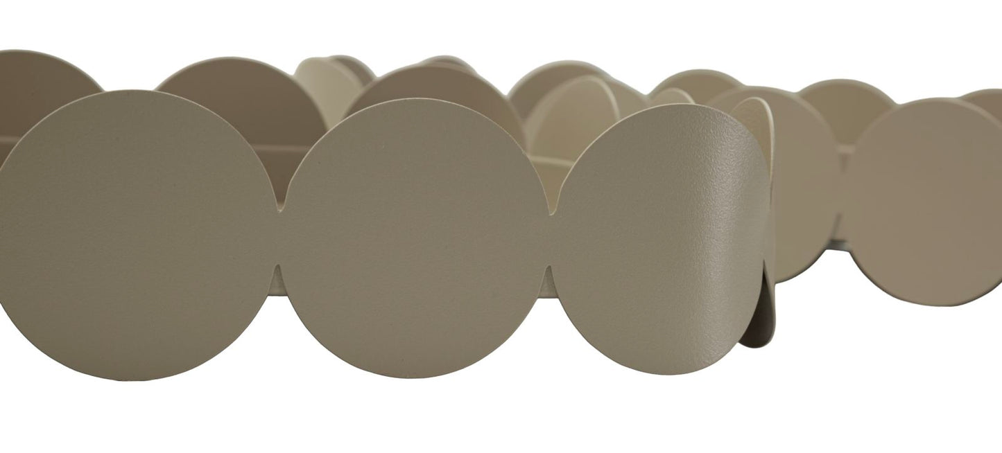 Saturn Dienblad Rechthoekig Duifgrijs Set 2 Stuks 4.5x40x16.5 cm