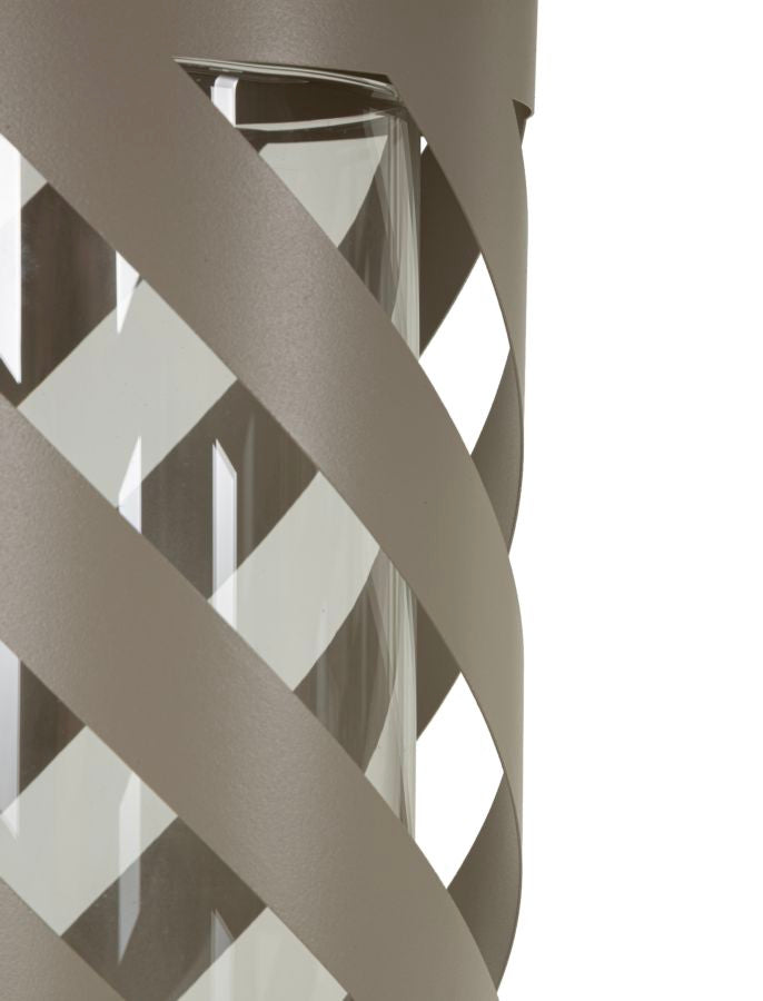 Twist Saturn Lantaarn Duifgrijs 43x23x23 cm
