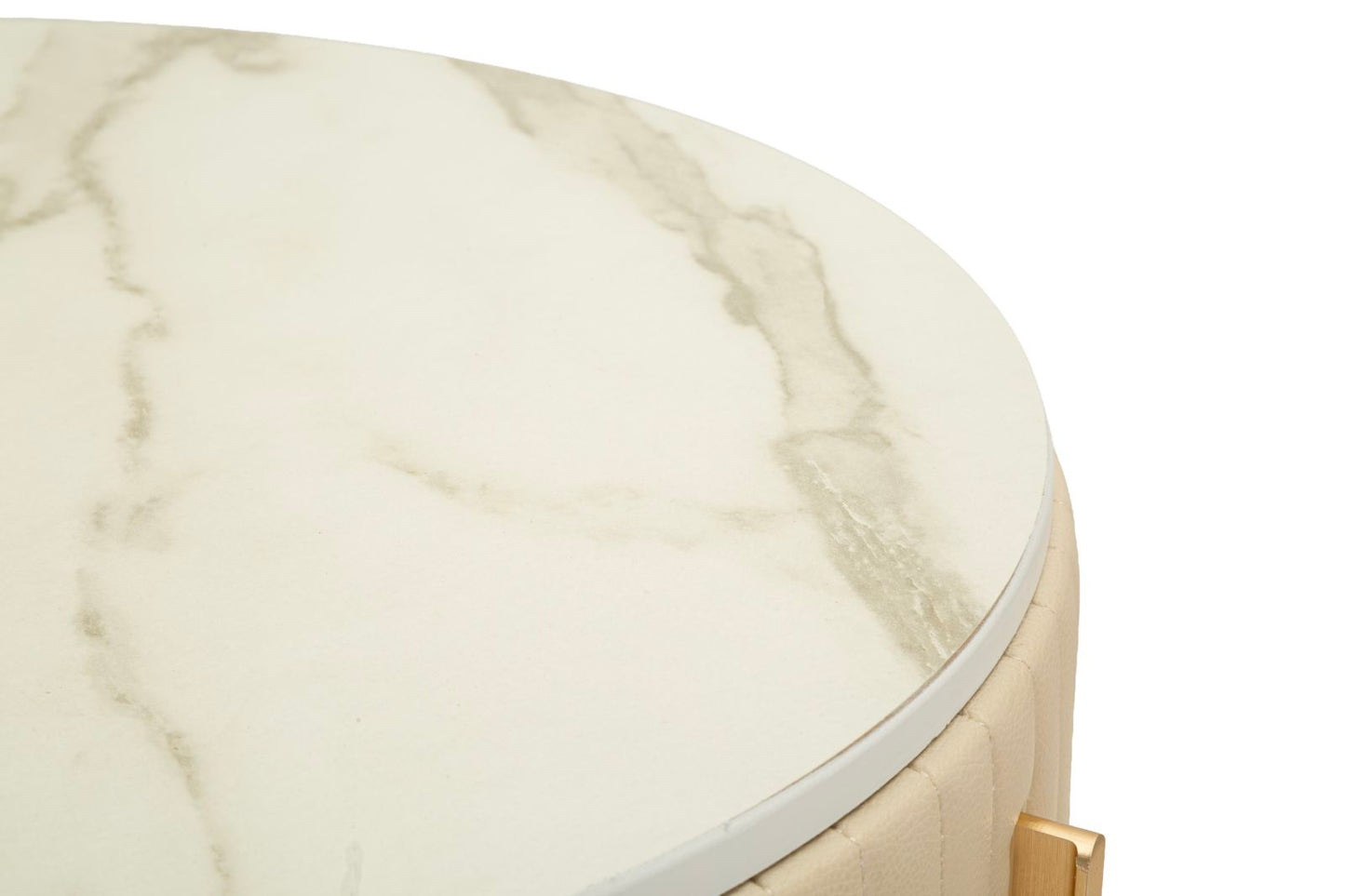 Nachtkastje/Kaptafel Met Pouf Pok - Modern 70x52x52 cm