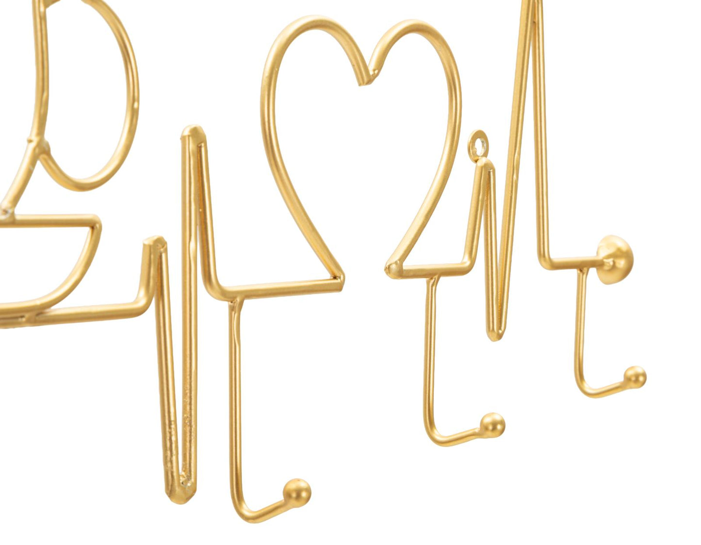 Breakfast Wall Hanger Gold 26.7x60x3.8 cm