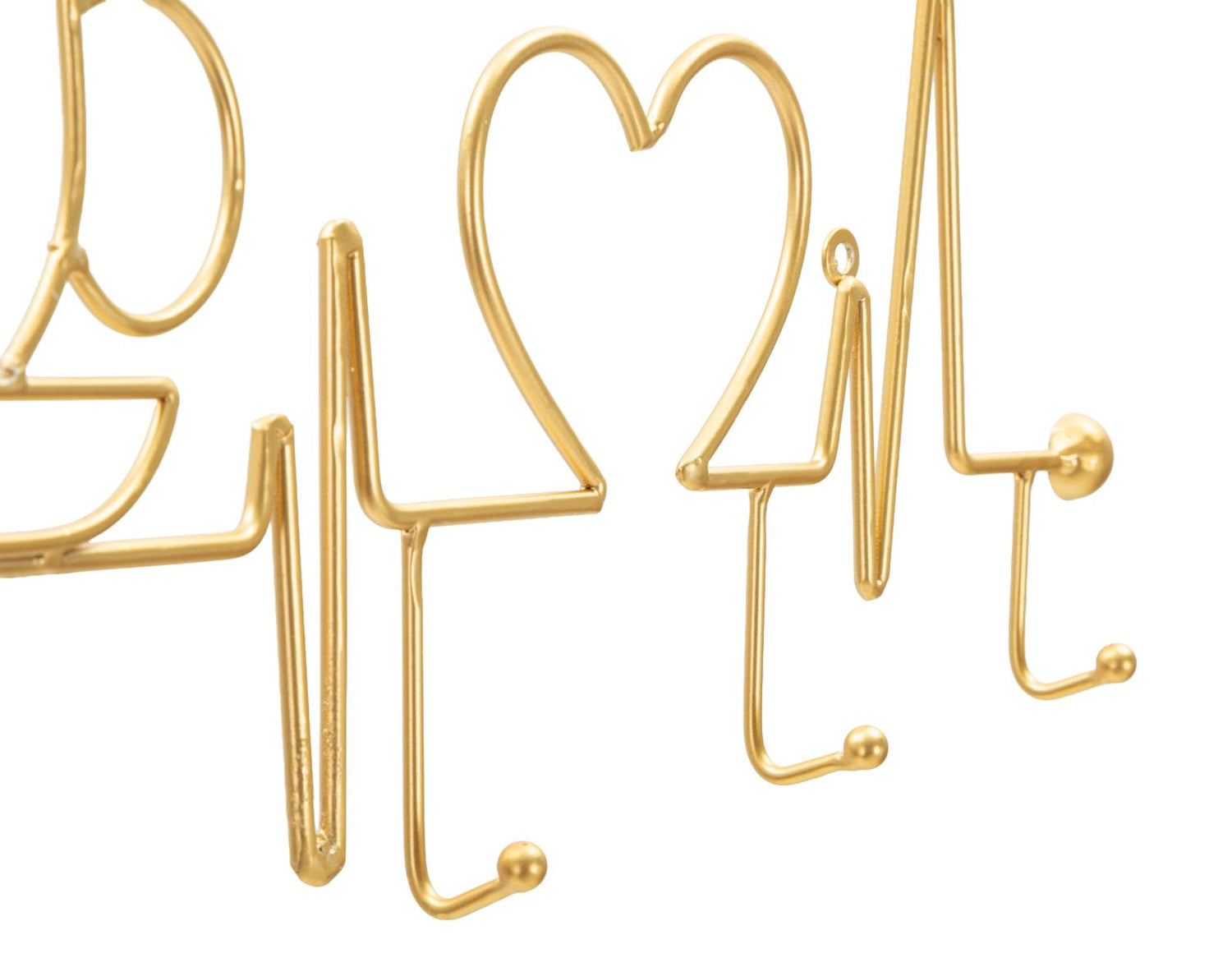 Breakfast Wall Hanger Gold 26.7x60x3.8 cm