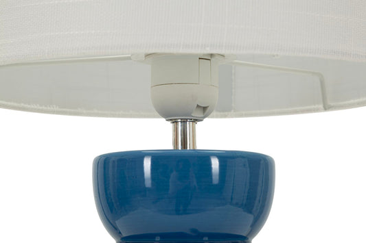 Torr Blauw Tafel Lamp 46x25x25 cm