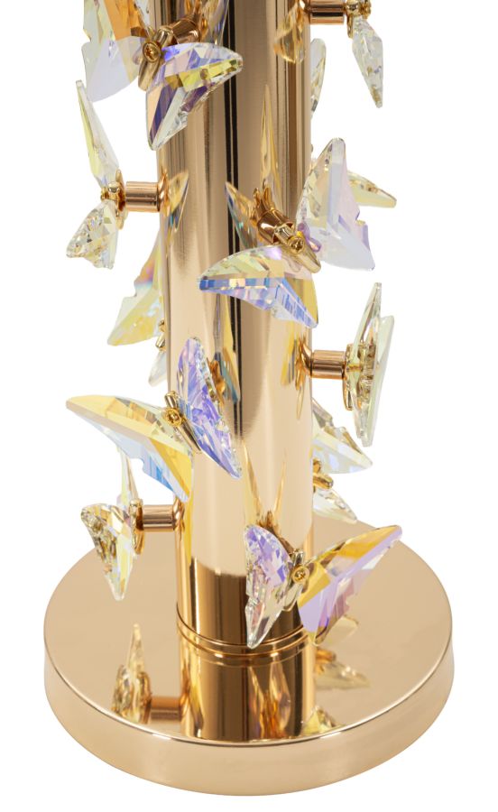 Vlinder Tafellamp Goud 74x35x35 cm