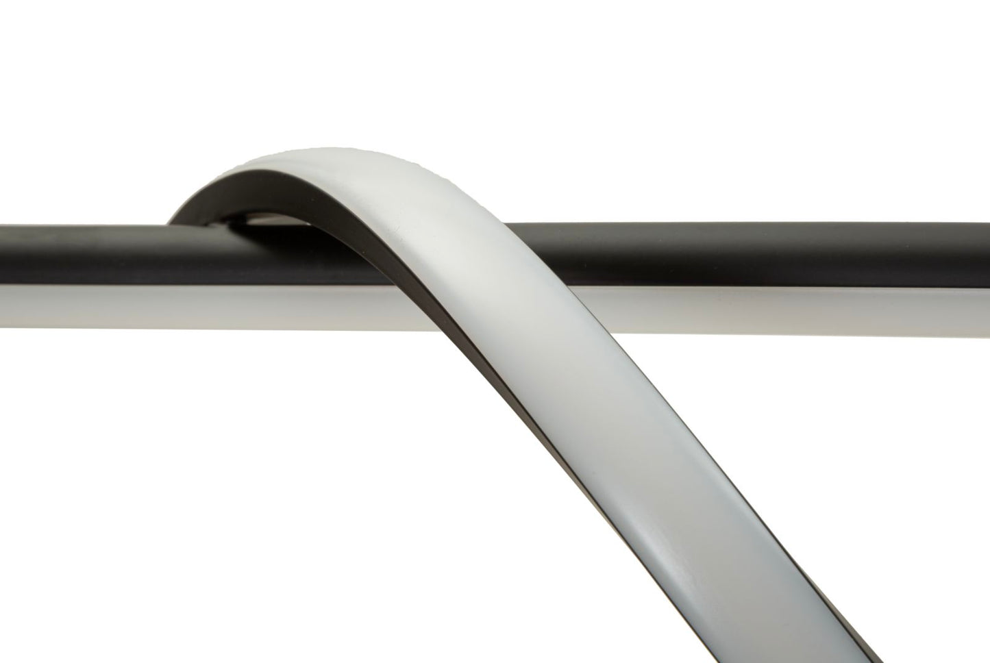 Spiral LED Plafondlamp Zwart/Wit 30x101x25 cm