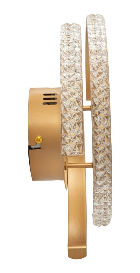 LED Wandlamp Double C met drie Lichtkleuren 24x41x8.5 cm