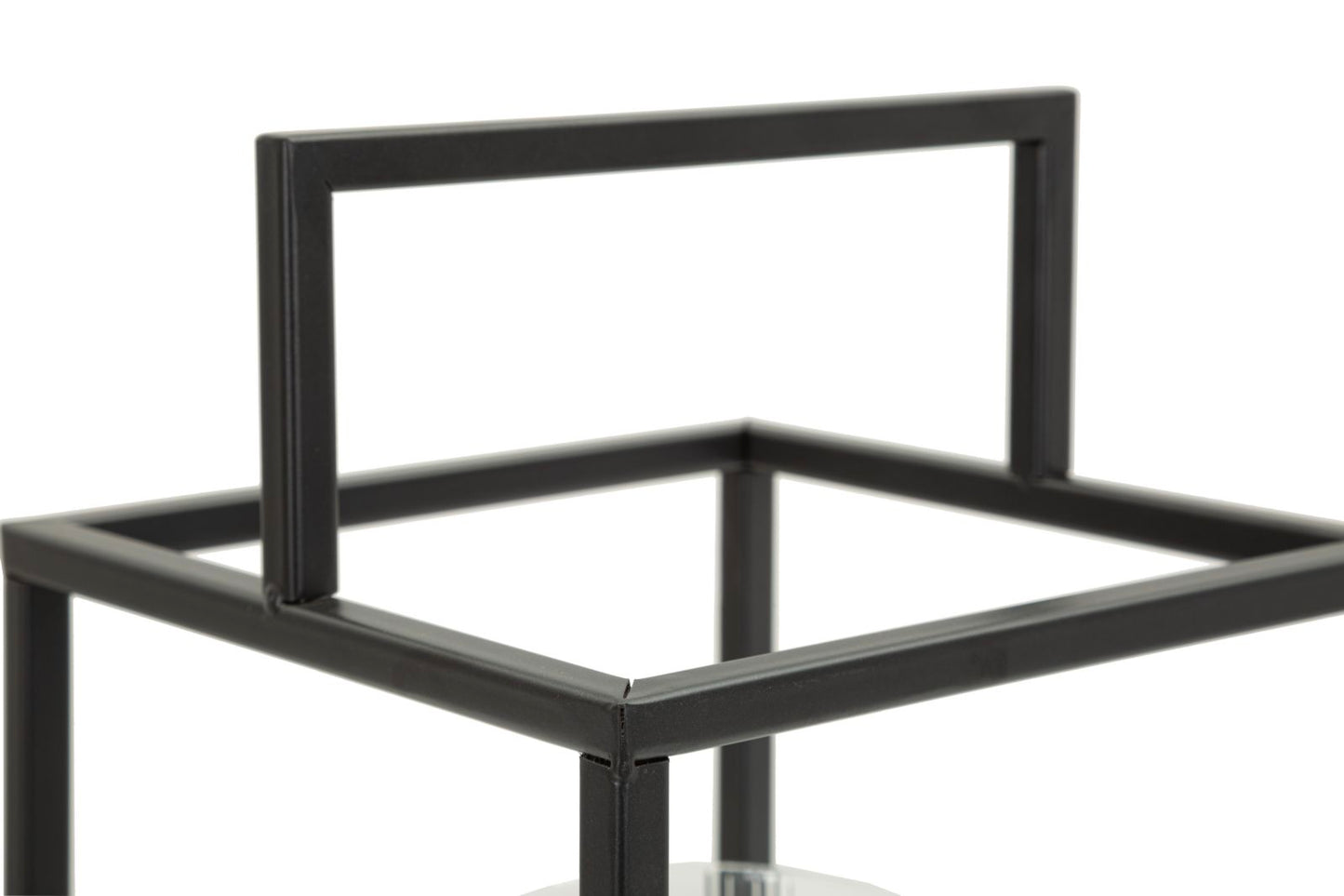 Simply Lantaarn Open Zwart 31x18x18 cm