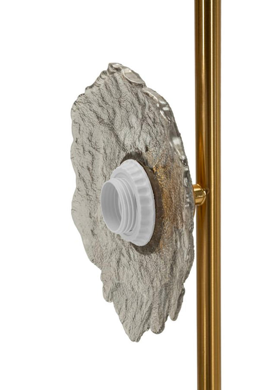 Emily Verticale Plafondlamp Grijs Glas 110x15x16 cm