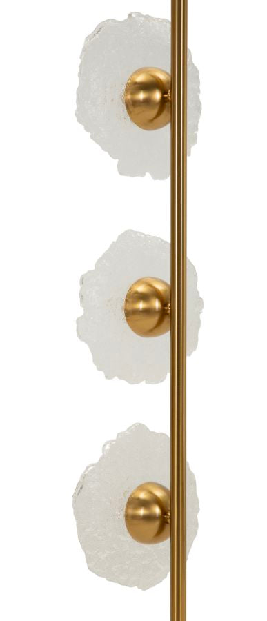 Emily Verticale Plafondlamp Transparant Glas 110x15x16 cm