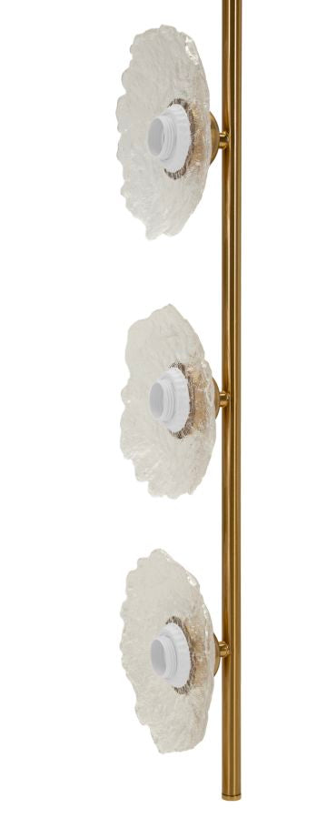 Emily Verticale Plafondlamp Transparant Glas 110x15x16 cm