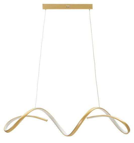 UTER LED Plafondlamp Goud 120x80x20 cm