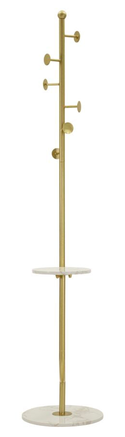 Kledingrek Met Plank Glam 176x40x35 cm