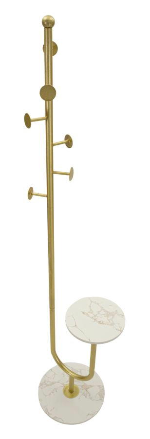 Kledingrek Met Plank Glam 176x40x35 cm