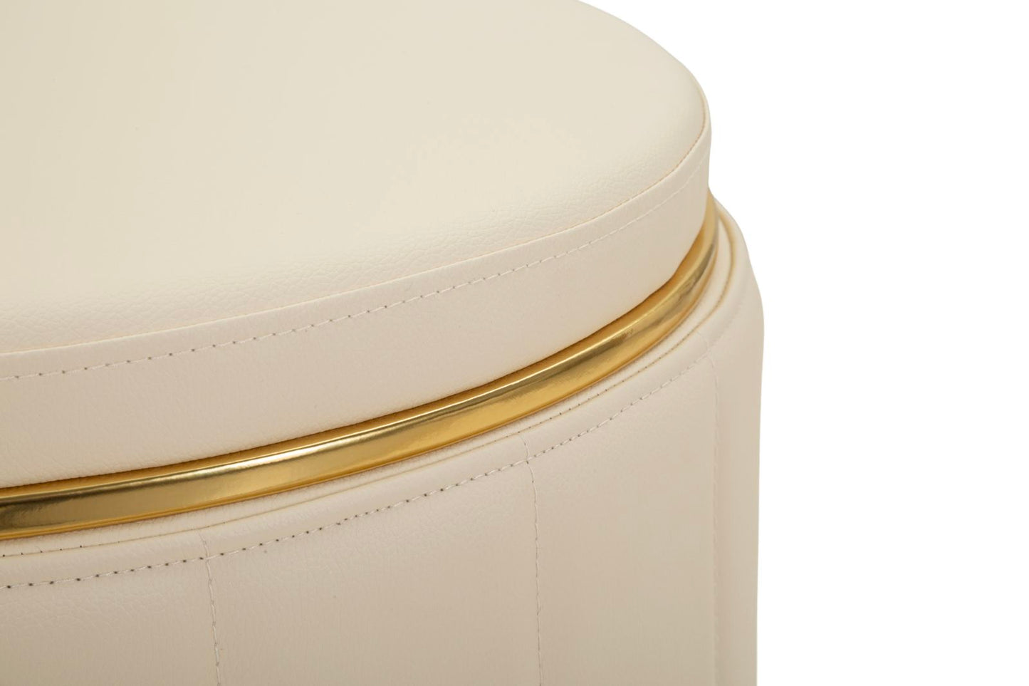 London Pouf Met Opbergruimte Crème 44x46.5x46.5 cm