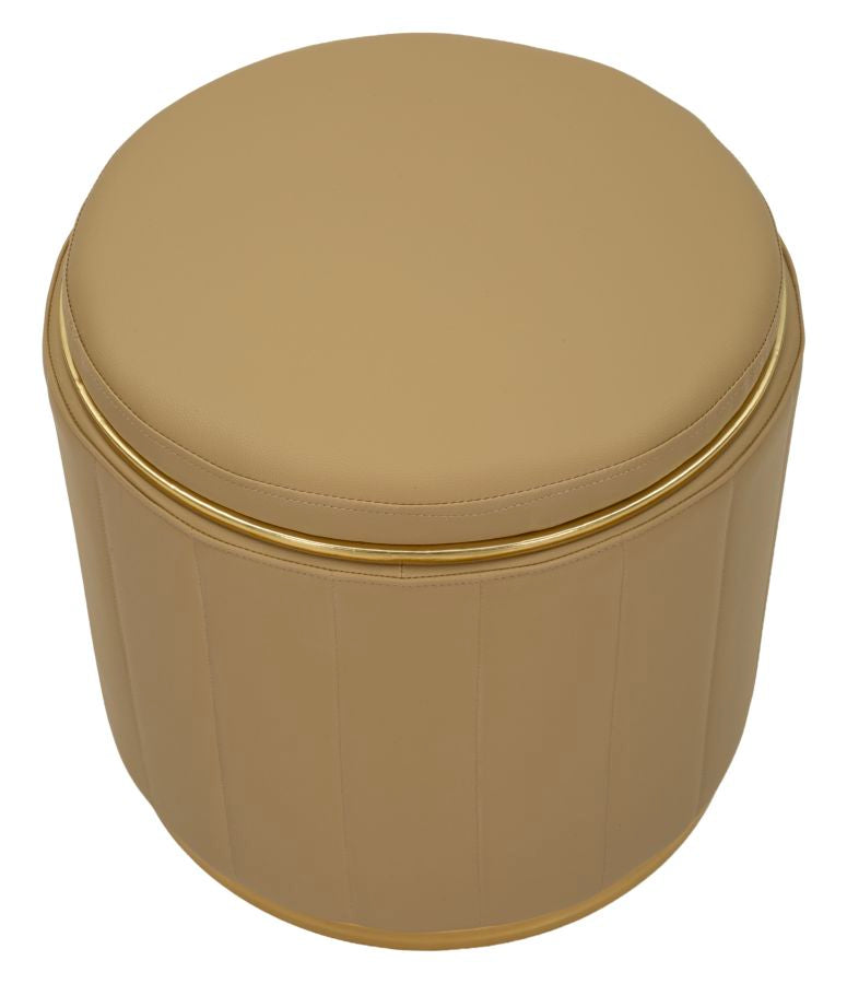 London Pouf Met Opbergruimte Bruin 44x46.5x46.5 cm