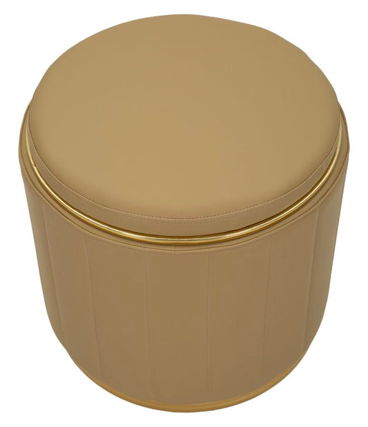 London Pouf Met Opbergruimte Bruin 44x46.5x46.5 cm