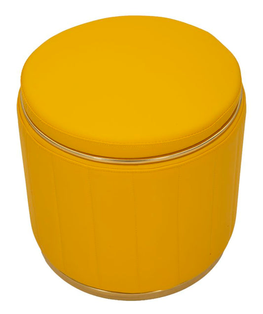 London Pouf Met Opbergruimte Mosterd 44x46.5x46.5 cm