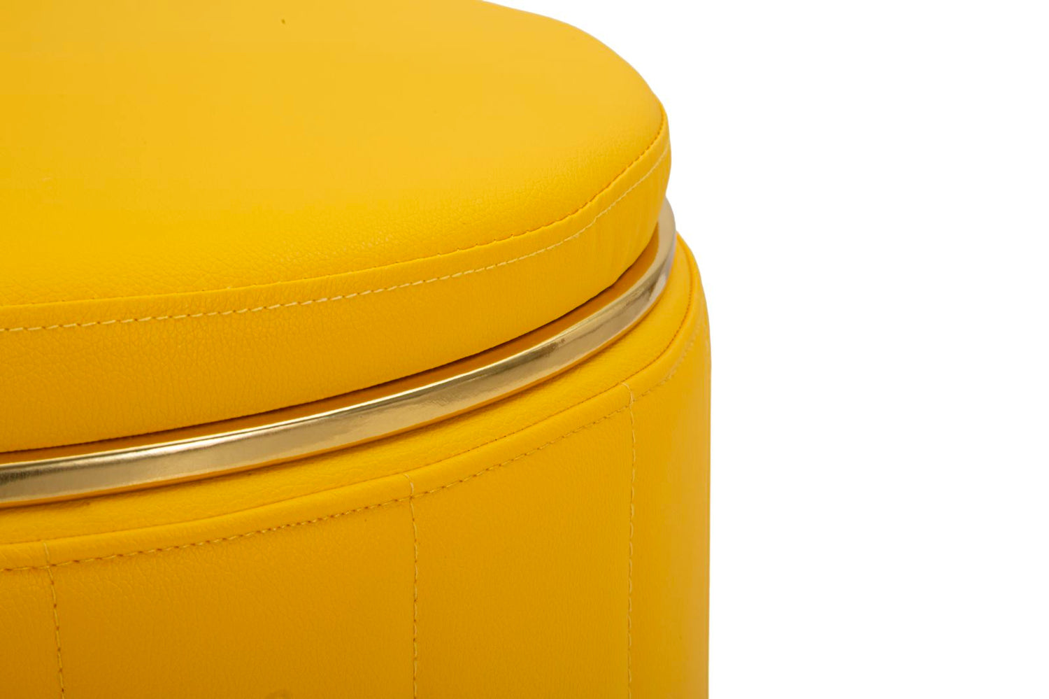 London Pouf Met Opbergruimte Mosterd 44x46.5x46.5 cm