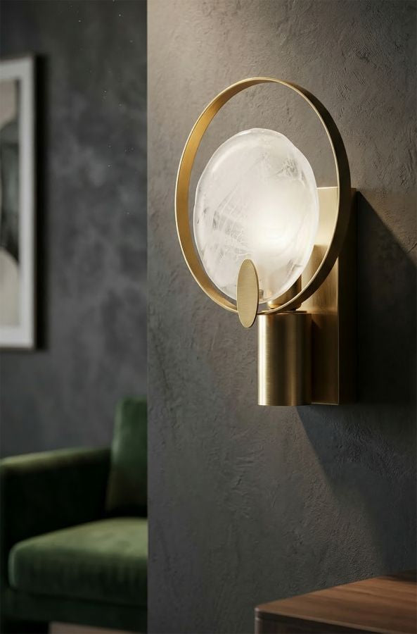 Wandlamp Oklan Glam 29x20x10 cm