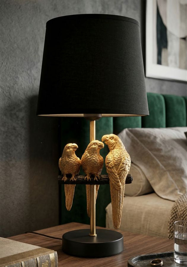 Bedside Lamp Parrots 39x20x20 cm
