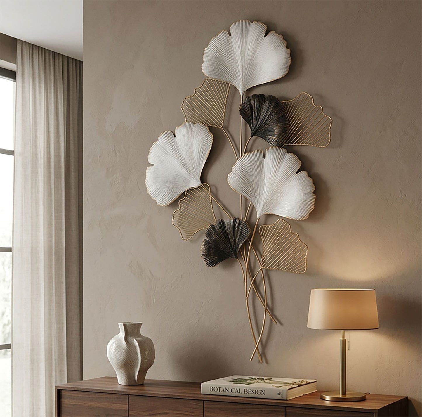 Ijzeren Wandpaneel Ory Glam 109x66x4 cm