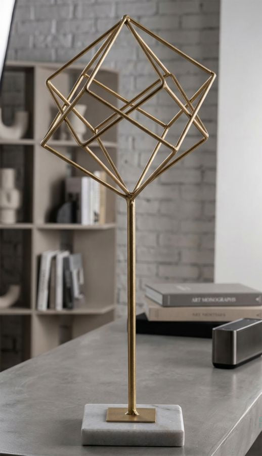 Decoratief Kubus Beeld Glam 41.5x16x18 cm