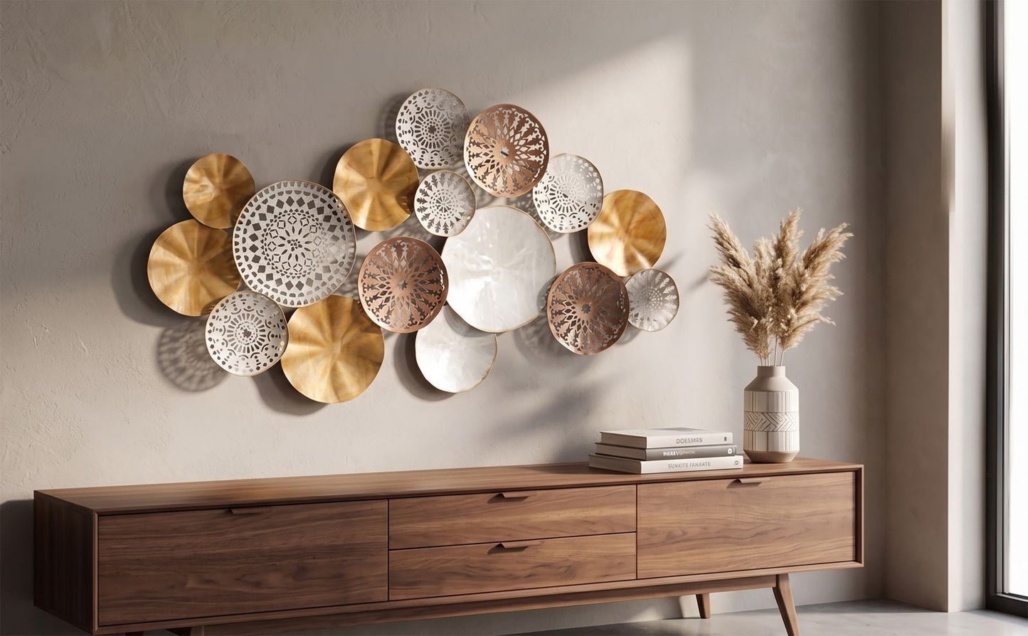 Wanddecoratie Triby 68.5x125x5.5 cm