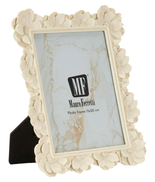 Shabby Chic Bloemlijst Crème