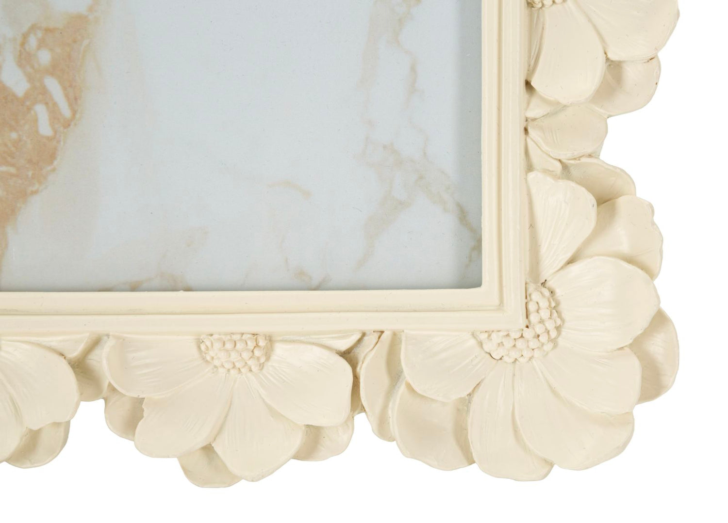 Shabby Chic Bloemlijst Crème