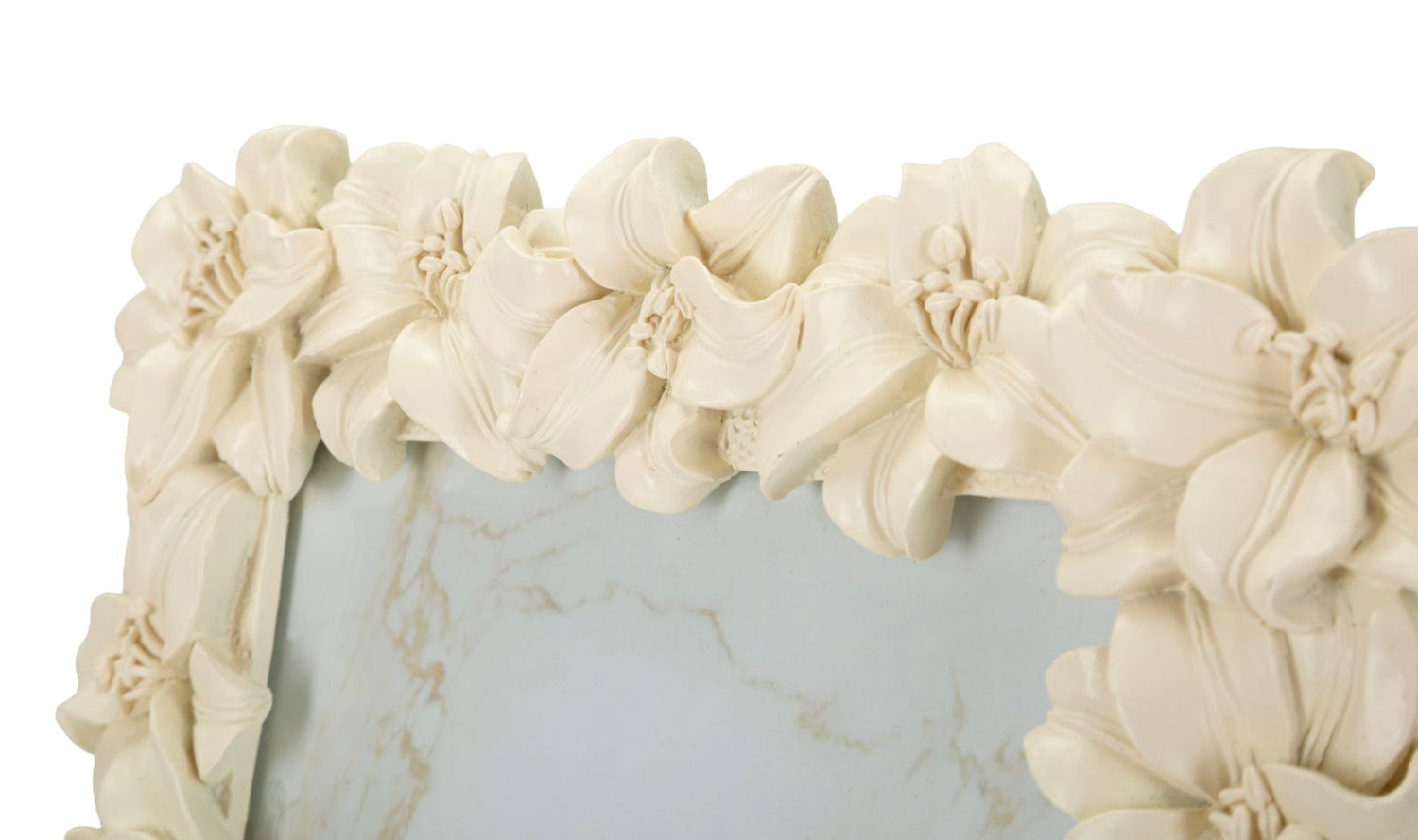 Romantic Floral Frame Creme
