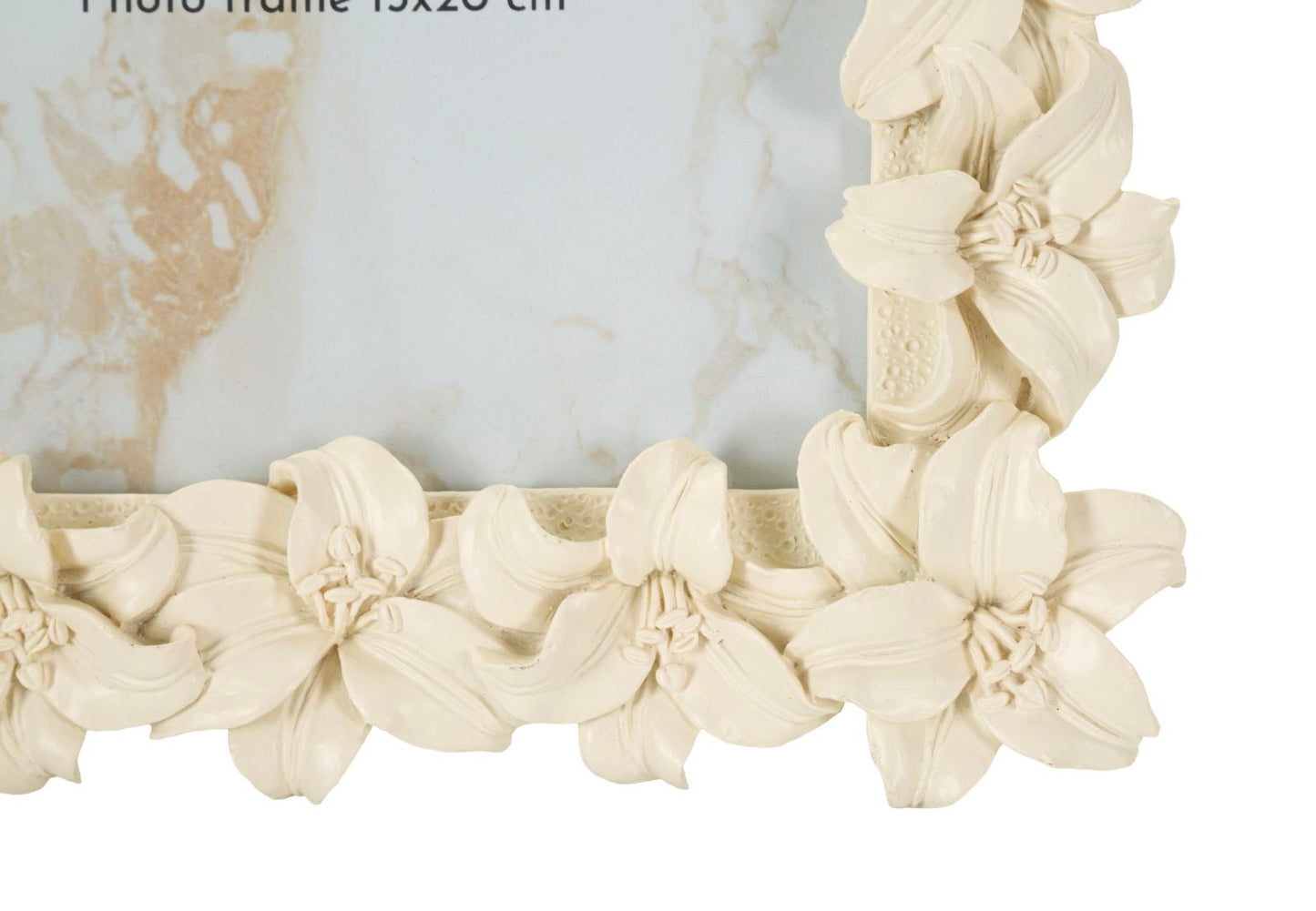 Romantic Floral Frame Creme