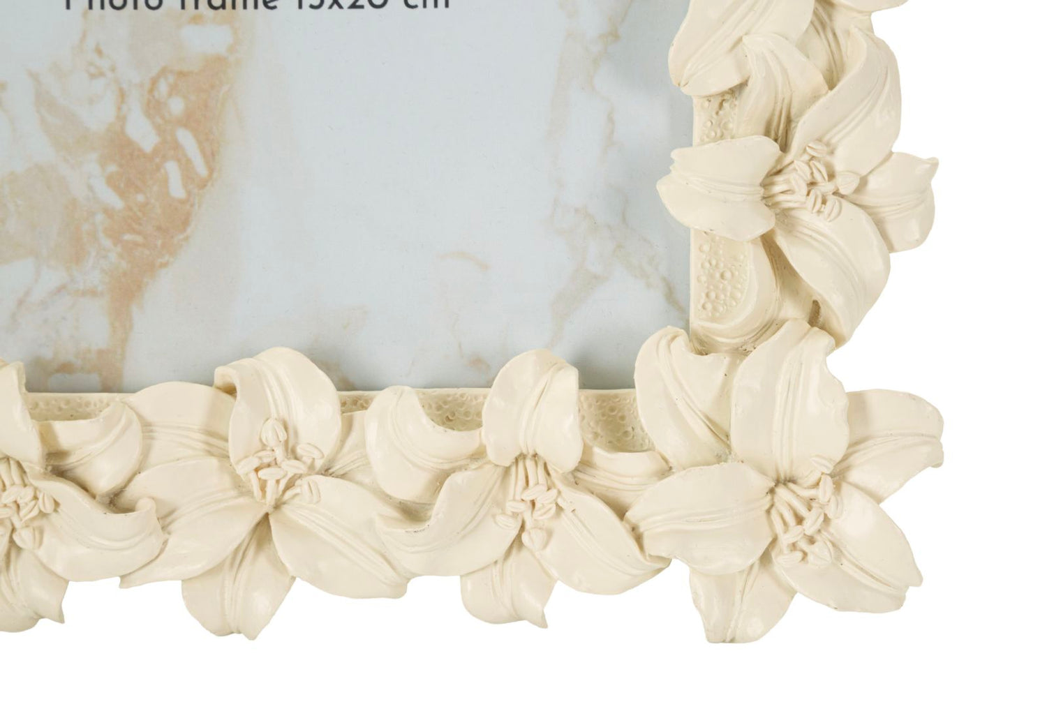 Romantic Floral Frame Creme