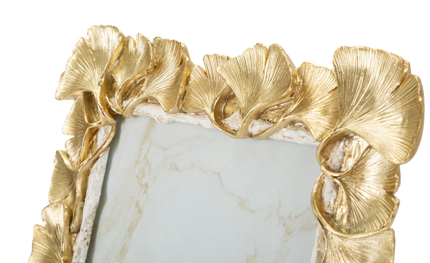 Elegante Fotolijst Met Blaadermotief Goud