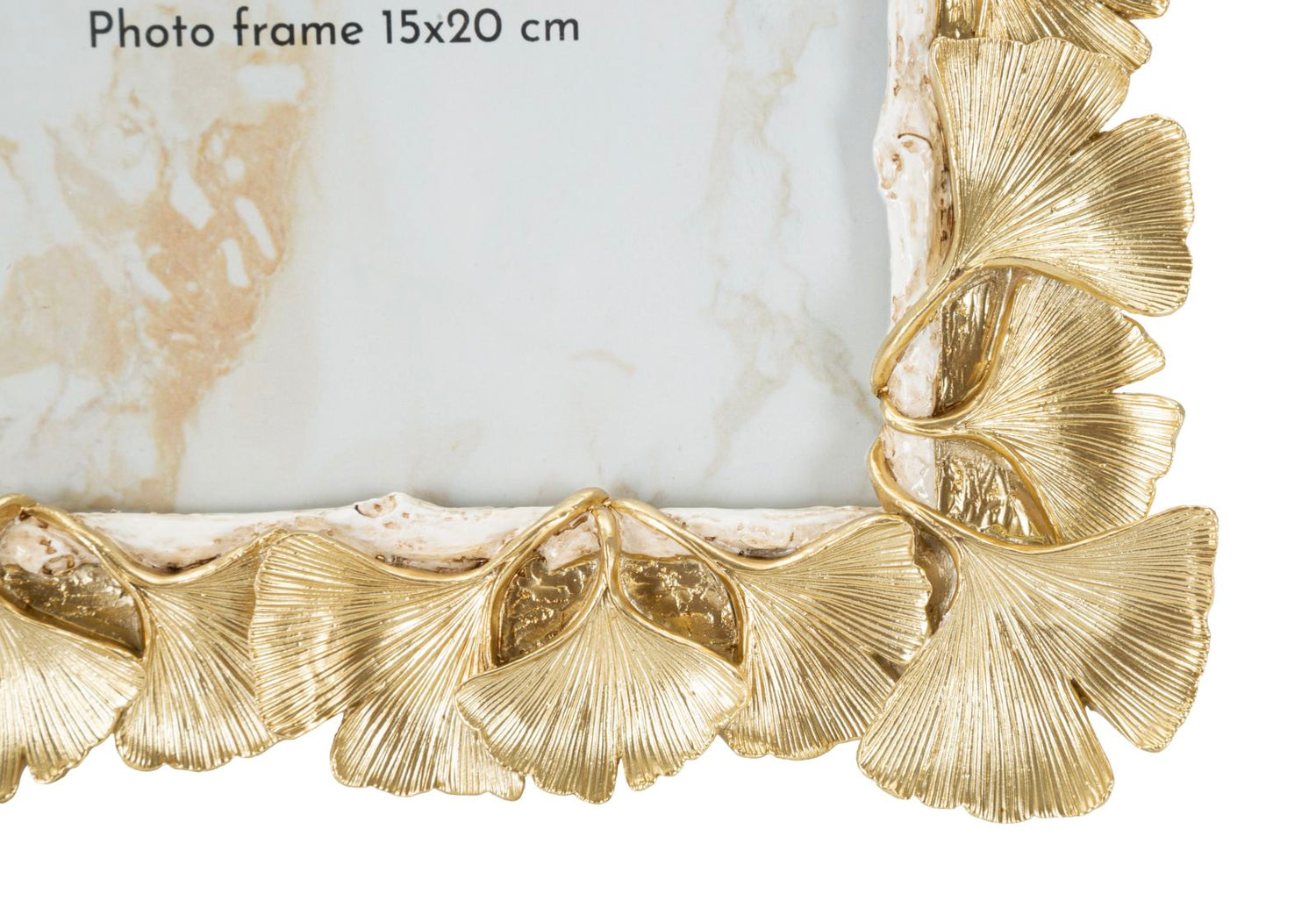 Elegante Fotolijst Met Blaadermotief Goud