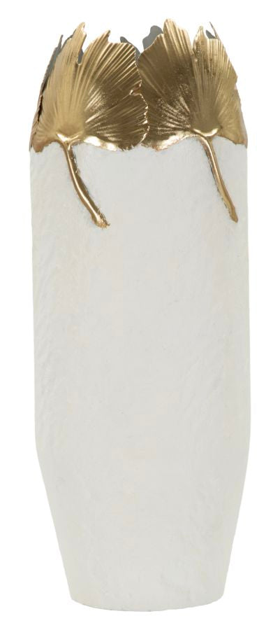 Moderne Vaas Met Bladrand Glam 55x21x21 cm