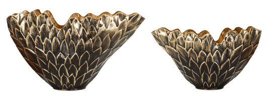 Paar Vazen Met Schubbenpatroon