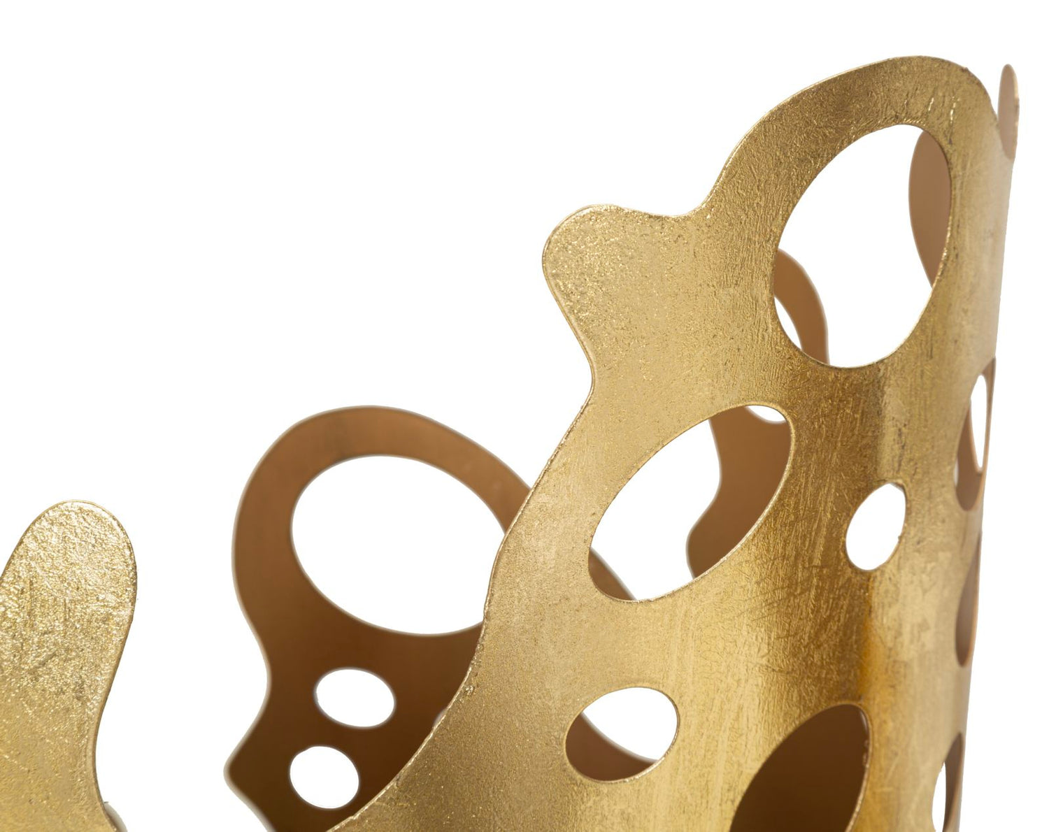 Set van 3 Glam Plantenbakken met Opengewerkt Rand