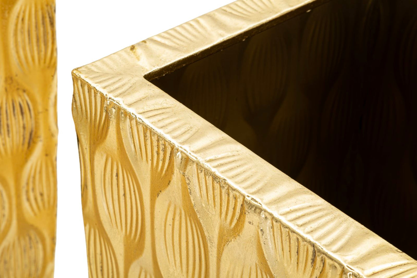 Set van 2 Glam Plantenpotten met Bloemdetails