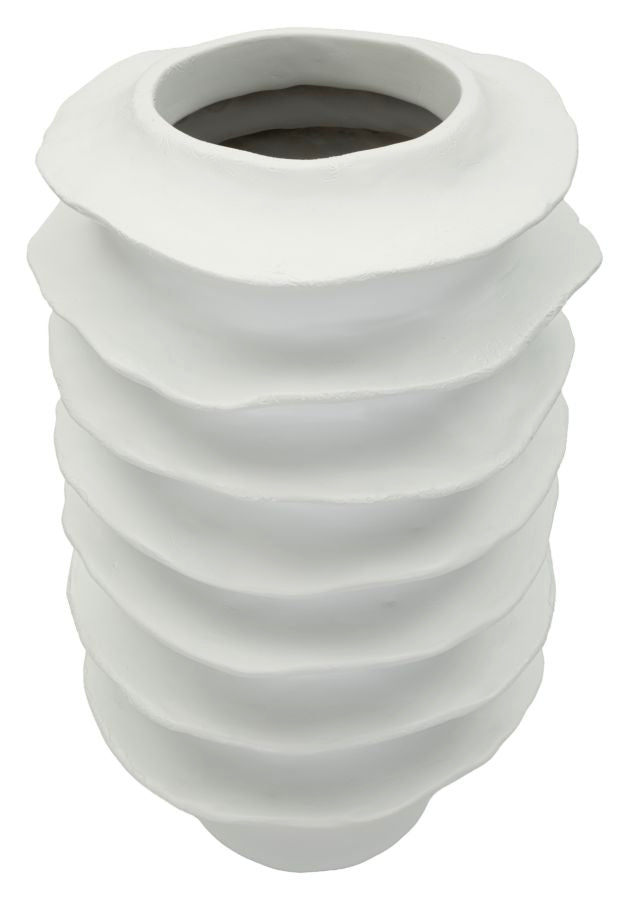Moderne Vaas Met Golfpatroon 47x29x29 cm