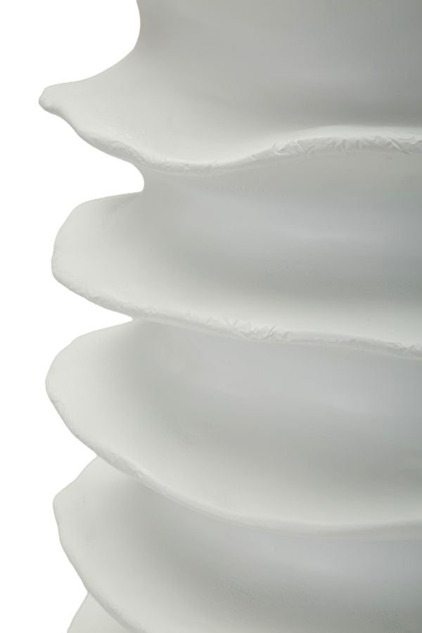 Moderne Vaas Met Golfpatroon 47x29x29 cm